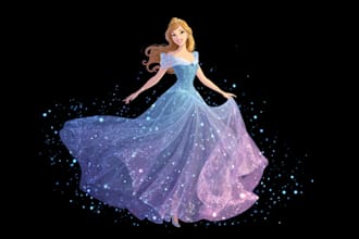 draw you as a disney princess