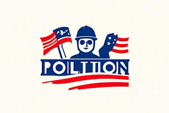 create a unique political campaign logo