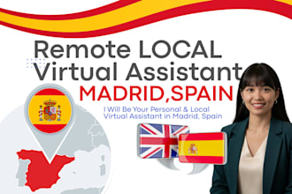 local virtual assistant in madrid, spain