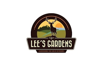 create super logo for garden grounds maintenance sole trader