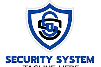 design professional technology crypto security logo