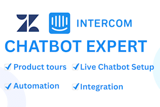 setup intercom chatbot messenger zendesk fin ai tido