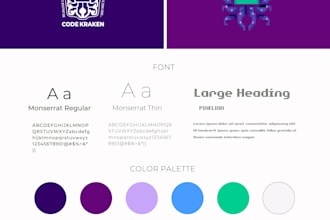 create a compelling visual identity and brand guidelines