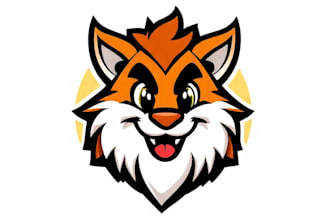 design a unique cartoon mascot logo