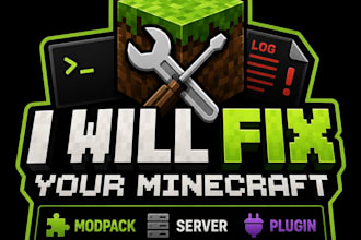 fix your minecraft modpack, server, or plugin bugs