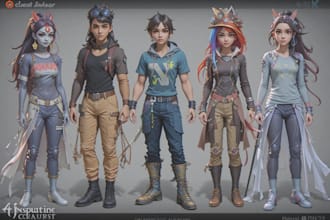 create a game character