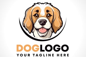 do professional unique pet animal, dog logo design