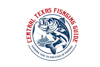 design classic central texas fishing guide logo