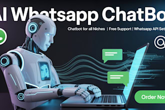 create a whatsapp ai chatbot openai API and whatsapp automation twilio
