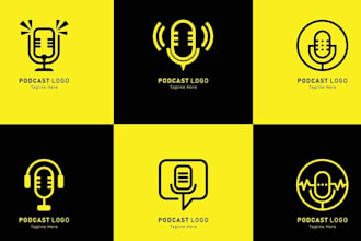 make professional podcast logo design