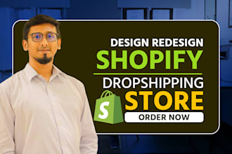 setup profitable shopify website or shopify store design