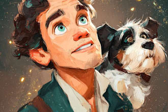 create amazing disney pet portrait