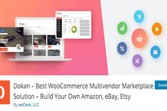 develop dokan pro wordpress multi vendor ecommerce