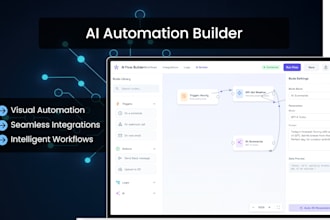 create an an ai automation builder app like n8n, zapier