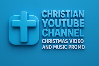 grow christian youtube channel with christmas video and music promotion