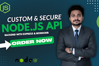 build a node js API backend with express and mongodb