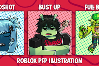 draw your amazing roblox character for pfp