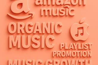 do organic amazon music promotion, apple playlist promotion organic music growth