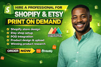 build print on demand etsy pod, shopify pod, ebay, printify, printiful, gelato