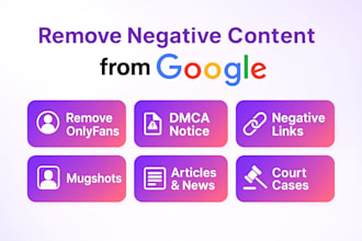 remove mugshots negative links delete bad article false news from google