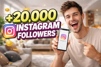 increase 5,000 instagram followers with real engagement