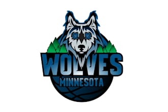 design a new perfect logo for the minnesota timber wolves