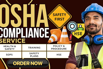 develop osha compliant health and safety policy and procedures training manual