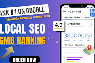 do monthly local SEO website and gmb for google ranking