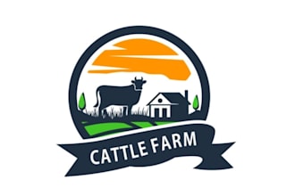 do modern livestock logo design