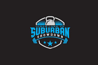 design powerful crossfit competition logo