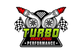 do motorsports logo design for your business or brand