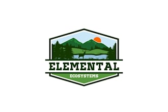 design elegant corporate eco systems logo