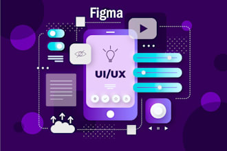 design modern figma UI UX for website and mobile app