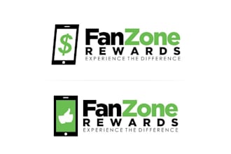 design amazing fan zone rewards logo