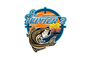 design fantastic charter fishing business logo