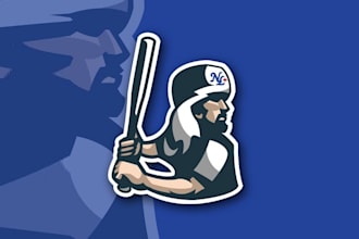 do professional brand logo for a youth baseball association