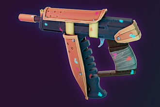 create simple stylized props for game or animated movies