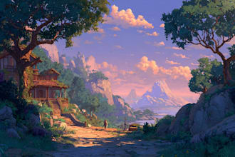 environment concept art landscape design
