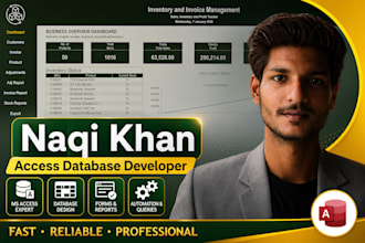 build microsoft access database for inventory