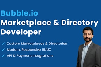 build your bubble io marketplace booking or directory web app