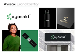 design logo, brand visuals, and brand guidelines for you