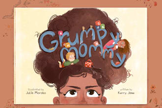 create a whimsical and stunning book cover