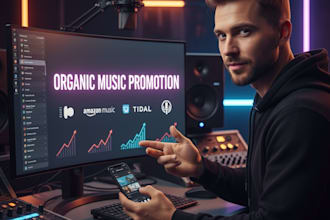 organic soundcloud music promotion amazon music podcast tidal for your track