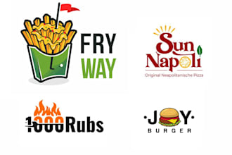 design food restaurant bakery burger dessert logo