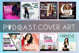 do podcast cover art, podcast artwork, podcast cover and podcast logo design
