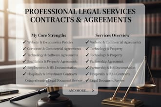 draft contracts and agreements customized to your needs