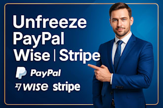 unfreeze or recover your paypal, wise, or stripe funds fast