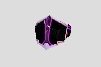 design realistic custom 3d face mask for print and production