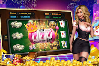 develop slot, poker, blackjack, boardgame for android, ios, crash game, slot