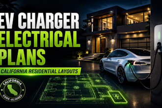 design california ev charger electrical layouts for homes